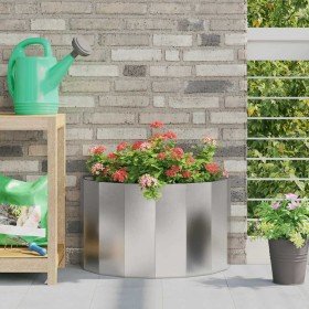 Jardinera Plateado 60 x 30 x 35 cm Acero inoxidable en Macetas y jardineras | Comprar online en Foru.es