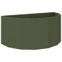Jardinera Verde Oliva 120 x 60 x 50 cm Acero en Macetas y jardineras | Comprar online en Foru.es