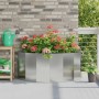 Jardinera Plateado 120 x 60 x 50 cm Acero Galvanizado en Macetas y jardineras | Comprar online en Foru.es