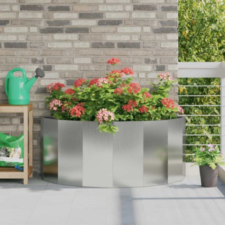 Jardinera Plateado 120 x 60 x 50 cm Acero Galvanizado en Macetas y jardineras | Comprar online en Foru.es