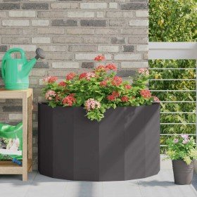 Jardinera Negro 90 x 45 x 50 cm Acero en Macetas y jardineras | Comprar online en Foru.es