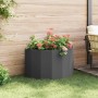 Jardinera Negro 90 x 45 x 50 cm Acero en Macetas y jardineras | Comprar online en Foru.es