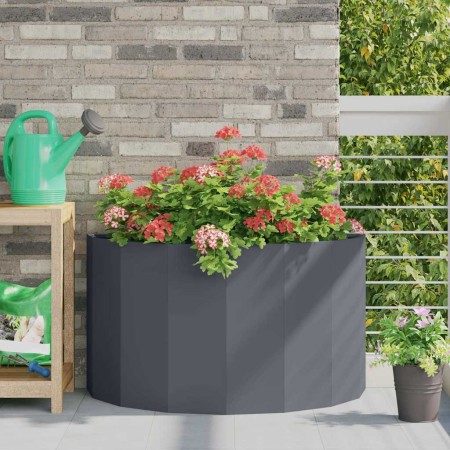 Jardinera Antracita 90 x 45 x 50 cm Acero en Macetas y jardineras | Comprar online en Foru.es