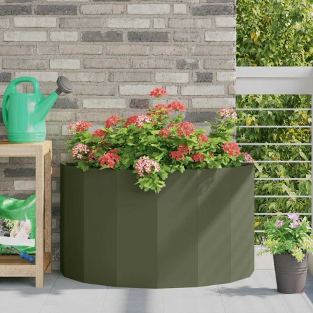 Jardinera Verde Oliva 90 x 45 x 50 cm Acero en Macetas y jardineras | Comprar online en Foru.es