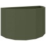 Jardinera Verde Oliva 90 x 45 x 50 cm Acero en Macetas y jardineras | Comprar online en Foru.es