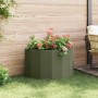 Jardinera Verde Oliva 90 x 45 x 50 cm Acero en Macetas y jardineras | Comprar online en Foru.es