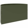 Jardinera Verde Oliva 90 x 45 x 50 cm Acero en Macetas y jardineras | Comprar online en Foru.es