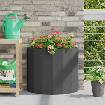 Jardinera Negro 60 x 30 x 50 cm Acero en Macetas y jardineras | Comprar online en Foru.es