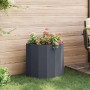 Jardinera Antracita 60 x 30 x 50 cm Acero en Macetas y jardineras | Comprar online en Foru.es