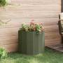 Jardinera Verde Oliva 60 x 30 x 50 cm Acero en Macetas y jardineras | Comprar online en Foru.es