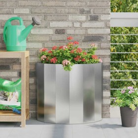 Jardinera Plateado 60 x 30 x 50 cm Acero Galvanizado en Macetas y jardineras | Comprar online en Foru.es