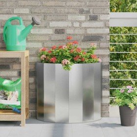 Jardinera Plateado 60 x 30 x 50 cm Acero Galvanizado en Macetas y jardineras | Comprar online en Foru.es