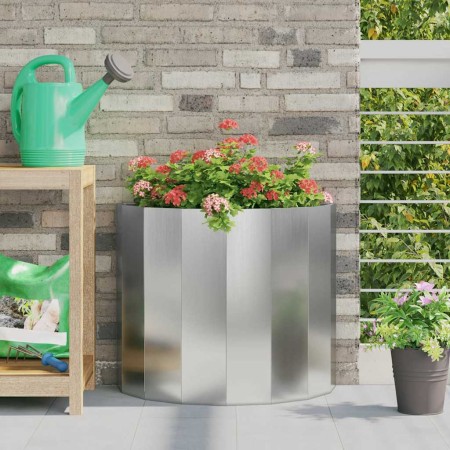 Jardinera Plateado 60 x 30 x 50 cm Acero Galvanizado en Macetas y jardineras | Comprar online en Foru.es