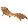 Sun loungers 2 units with solid acacia wood cushions by vidaXL, Loungers - Ref: Foro24-3077368, Price: 348,13 €, Discount: %