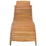 Sun loungers 2 units with solid acacia wood cushions by vidaXL, Loungers - Ref: Foro24-3077368, Price: 348,13 €, Discount: %