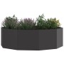 Jardinera Negro 120 x 120 x 35 cm Acero en Macetas y jardineras | Comprar online en Foru.es