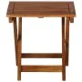 Tumbonas 2 unidades con mesa y cojines madera maciza de acacia de vidaXL, Tumbonas - Ref: Foro24-3077378, Precio: 365,11 €, D...