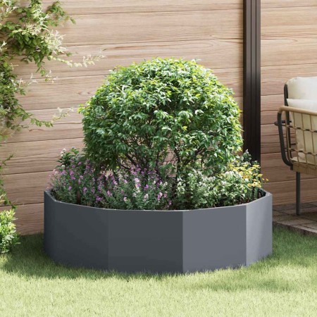 Jardinera Antracita 120 x 120 x 35 cm Acero en Macetas y jardineras | Comprar online en Foru.es