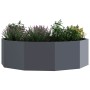 Jardinera Antracita 120 x 120 x 35 cm Acero en Macetas y jardineras | Comprar online en Foru.es