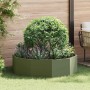 Jardinera Verde Oliva 120 x 120 x 35 cm Acero en Macetas y jardineras | Comprar online en Foru.es