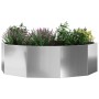 Jardinera Plateado 120 x 120 x 35 cm Acero Galvanizado en Macetas y jardineras | Comprar online en Foru.es