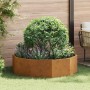 Jardinera Oxidado 120 x 120 x 35 cm Acero autopatinable en Macetas y jardineras | Comprar online en Foru.es