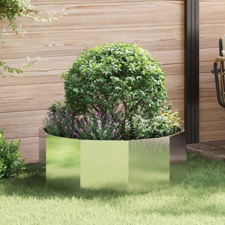 Jardinera Plateado 90 x 90 x 35 cm Acero inoxidable en Macetas y jardineras | Comprar online en Foru.es