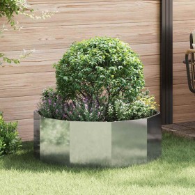 Jardinera Plateado 90 x 90 x 35 cm Acero Galvanizado en Macetas y jardineras | Comprar online en Foru.es