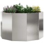 Jardinera Plateado 60 x 60 x 35 cm Acero inoxidable en Macetas y jardineras | Comprar online en Foru.es