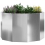 Jardinera Plateado 60 x 60 x 35 cm Acero Galvanizado en Macetas y jardineras | Comprar online en Foru.es