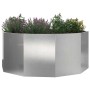 Jardinera Plateado 120 x 120 x 50 cm Acero inoxidable en Macetas y jardineras | Comprar online en Foru.es