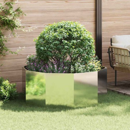 Jardinera Plateado 120 x 120 x 50 cm Acero Galvanizado en Macetas y jardineras | Comprar online en Foru.es