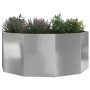 Jardinera Plateado 120 x 120 x 50 cm Acero Galvanizado en Macetas y jardineras | Comprar online en Foru.es