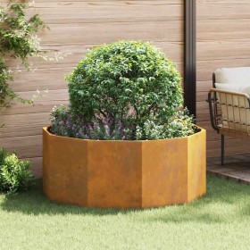 Jardinera Oxidado 120 x 120 x 50 cm Acero autopatinable en Macetas y jardineras | Comprar online en Foru.es