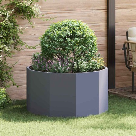 Jardinera Antracita 90 x 90 x 50 cm Acero en Macetas y jardineras | Comprar online en Foru.es