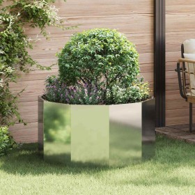 Jardinera Plateado 90 x 90 x 50 cm Acero Galvanizado en Macetas y jardineras | Comprar online en Foru.es