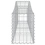 Cestas de gaviones 14 uds forma de arco hierro 200x30x40/60 cm de vidaXL, Maceteros y jardineras - Ref: Foro24-3145379, Preci...