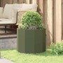 Jardinera Verde Oliva 60 x 60 x 50 cm Acero en Macetas y jardineras | Comprar online en Foru.es