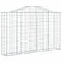 Cestas de gaviones 3 uds forma de arco hierro 200x30x120/140 cm de vidaXL, Maceteros y jardineras - Ref: Foro24-3145452, Prec...