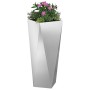 Jardinera Plateado 30 x 30 x 75 cm Acero Galvanizado en Macetas y jardineras | Comprar online en Foru.es