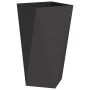 Jardinera 2 pcs Negro 40 x 40 x 75 cm Acero en Macetas y jardineras | Comprar online en Foru.es