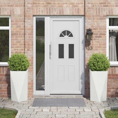 Jardinera 2 pcs 40 x 40 x 75 cm Acero en Macetas y jardineras | Comprar online en Foru.es