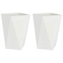 Jardinera 2 pcs 50 x 50 x 75 cm Acero en Macetas y jardineras | Comprar online en Foru.es