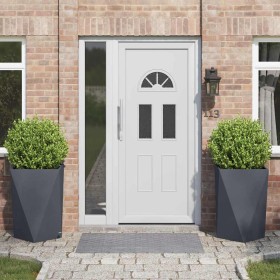 Jardinera 2 pcs Antracita 50 x 50 x 75 cm Acero en Macetas y jardineras | Comprar online en Foru.es