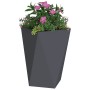 Jardinera 2 pcs Antracita 50 x 50 x 75 cm Acero en Macetas y jardineras | Comprar online en Foru.es