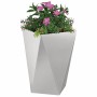 Jardinera Plateado 50 x 50 x 75 cm Acero inoxidable en Macetas y jardineras | Comprar online en Foru.es