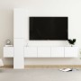 Set de muebles de salón TV 5 piezas madera de ingeniería blanco de vidaXL, Muebles TV - Ref: Foro24-3078655, Precio: 213,01 €...