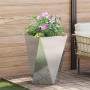 Jardinera Plateado 50 x 50 x 75 cm Acero Galvanizado en Macetas y jardineras | Comprar online en Foru.es