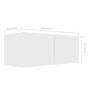 Set de muebles de salón TV 5 piezas madera de ingeniería blanco de vidaXL, Muebles TV - Ref: Foro24-3078655, Precio: 213,01 €...