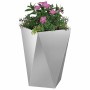 Jardinera Plateado 50 x 50 x 75 cm Acero Galvanizado en Macetas y jardineras | Comprar online en Foru.es